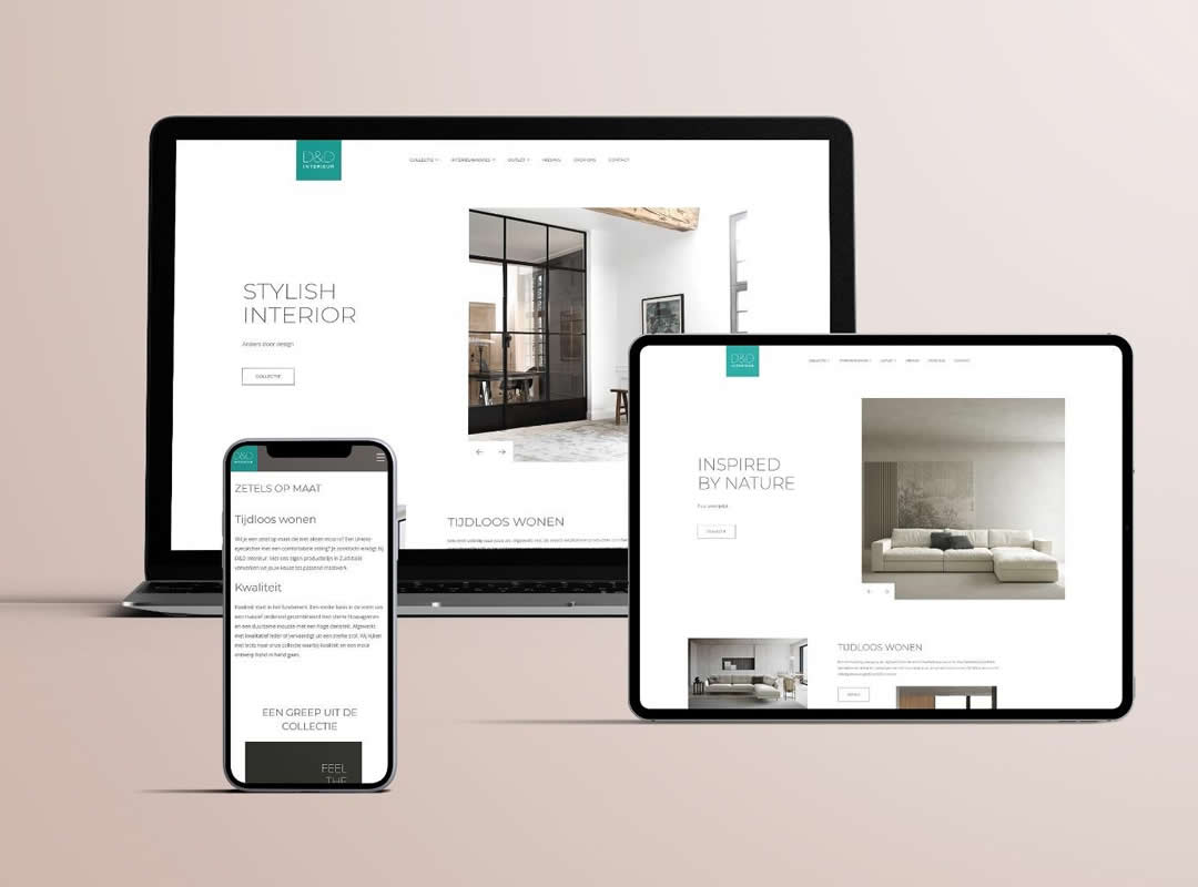 Portfolio van SEO-copywriter uit het Antwerpse Wuustwezel voor website, brochure en publicatie DD Interieur uit Eeklo.