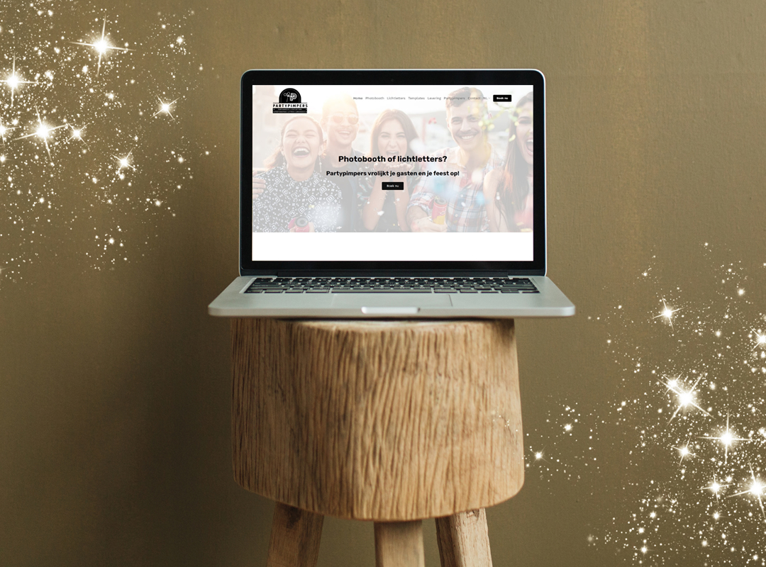 SEO-copywriting voor nieuwe website van Partypimpers uit Loenhout